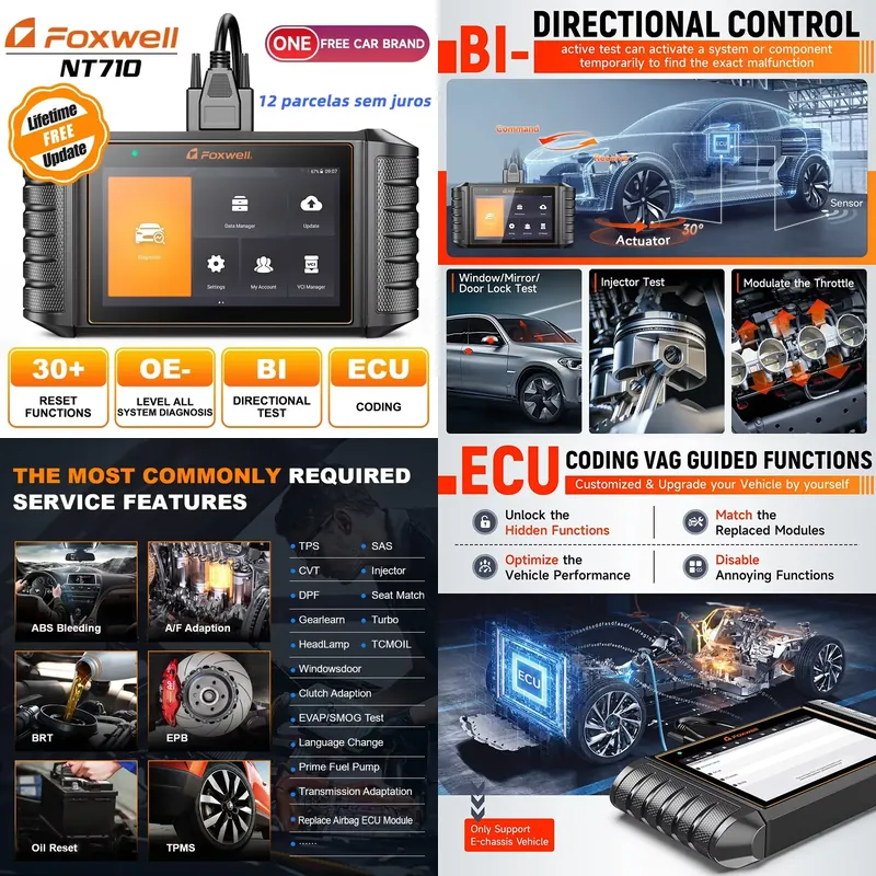 FOXWELL NT710 Outils de diagno - Car Diagnostic Tool avis et prix